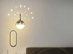 Pendul LED 42W Magic Night, LED inclus, 2 surse de iluminare, Lumina: Cald, Natural, Rece